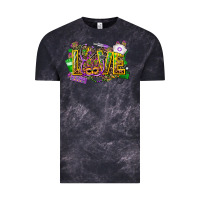 Cloud Black mardi gras love nurse Vintage Tee - CowGirlArtShop