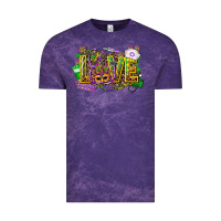 Cloud Purple mardi gras love nurse Vintage Tee - CowGirlArtShop