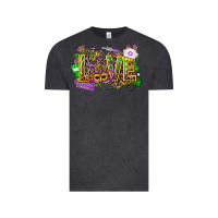 Vintage Black mardi gras love nurse Vintage Tee - CowGirlArtShop