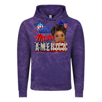 Cloud Purple little mister america black boy Vintage Hoodie - CowGirlArtShop