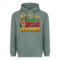 Sage have a rockin christmas Heavyweight Hoodie - BarkalooDesign