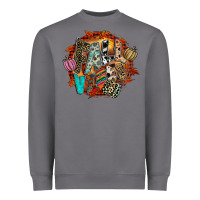 Storm Fall Vibes Heavyweight Sweatshirt - CowhideDigitalArt