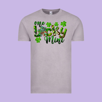 St. Patrick's Day One Lucky Mini Vintage Tee Designed By Ranaportraitstore