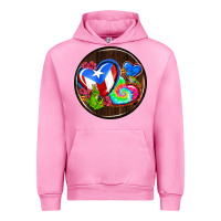 Fuchsia Pink puerto rico coasters Urban Hoodie - AdoDesignShop