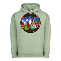 Pigment Oil Green puerto rico coasters Urban Hoodie - AdoDesignShop