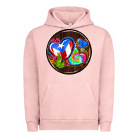 Pigment Salmon puerto rico coasters Urban Hoodie - AdoDesignShop