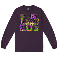 Plum louisiana mardi gras Long Sleeve Tee - OliviaCreatesArt