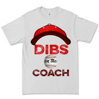 Dove Grey Dibs On The Coach Baseball Premium Tee - Bettercallsaul