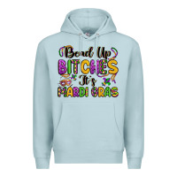 Blue Mist bead up bitches it s mardi gras Premium Hoodie - LillyAllenDesigns