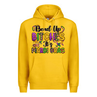 Lemon bead up bitches it s mardi gras Premium Hoodie - LillyAllenDesigns