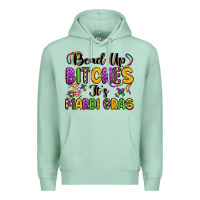 Seafoam bead up bitches it s mardi gras Premium Hoodie - LillyAllenDesigns