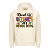 Tofu bead up bitches it s mardi gras Premium Hoodie - LillyAllenDesigns