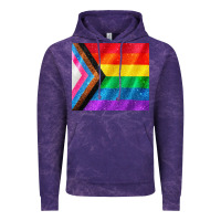Cloud Purple Pride flag Vintage Hoodie - CowGirlArtShop