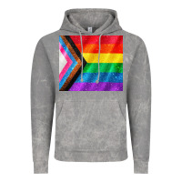 Cloud Rock Pride flag Vintage Hoodie - CowGirlArtShop