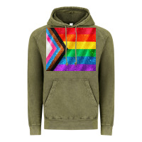 Vintage Olive Pride flag Vintage Hoodie - CowGirlArtShop
