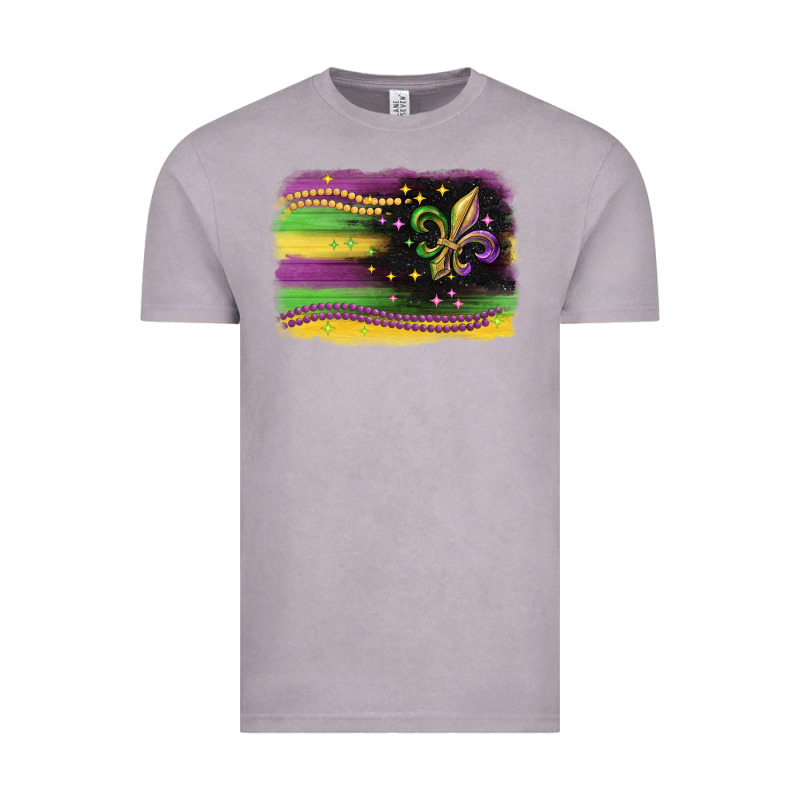 Mardi Gras Flag Vintage Tee by CowGirlArtShop | Teevron