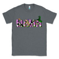 Charcoal Heather Halloween spooky Mama Classic Tee - NancyCooperArtShop