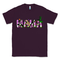 Plum Halloween spooky Mama Classic Tee - NancyCooperArtShop