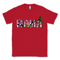 Red Halloween spooky Mama Classic Tee - NancyCooperArtShop