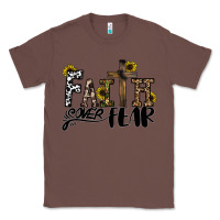 Chestnut faith over fear Classic Tee - CowhideDigitalArt