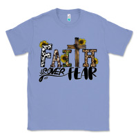 Colony Blue faith over fear Classic Tee - CowhideDigitalArt