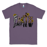 Lavender faith over fear Classic Tee - CowhideDigitalArt