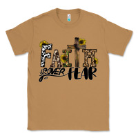 Toasted Coconut faith over fear Classic Tee - CowhideDigitalArt