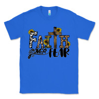 True Royal faith over fear Classic Tee - CowhideDigitalArt