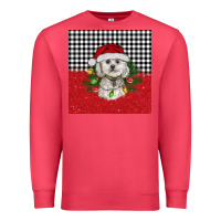 Cardinal Christmas Bichon frise dog Premium Sweatshirt - BarkalooDesign