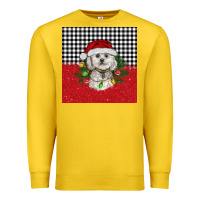 Lemon Christmas Bichon frise dog Premium Sweatshirt - BarkalooDesign