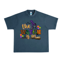Midnight Navy the witch is in Urban Heavy Tee - CowGirlArtShop