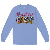 Colony Blue beautiful crazy Long Sleeve Tee - OliviaCreatesArt