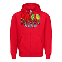 Red popsicle season Zipper Hoodie - RacoonDesign