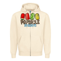 Sandshell popsicle season Zipper Hoodie - RacoonDesign