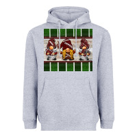 Heather Grey football gnomes Heavyweight Hoodie - BarkalooDesign