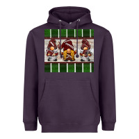 Plum football gnomes Heavyweight Hoodie - BarkalooDesign