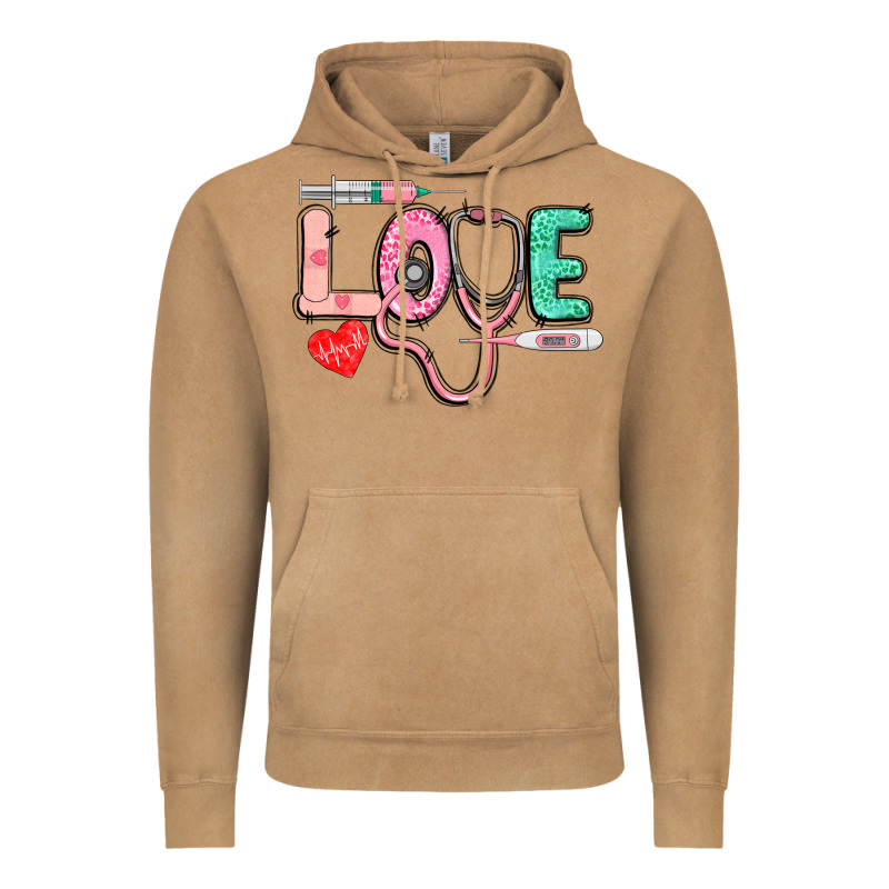 Love Nursing Vintage Hoodie by CowGirlArtShop | Teevron