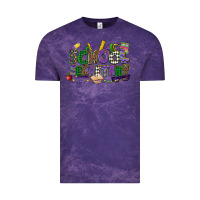 Cloud Purple school secretary mardi gras Vintage Tee - CowGirlArtShop