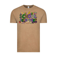 Vintage Coffee school secretary mardi gras Vintage Tee - CowGirlArtShop