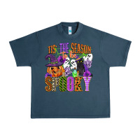 Midnight Navy tis the season to be spooky Urban Heavy Tee - CowGirlArtShop