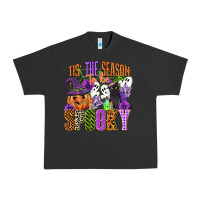 Pigment Black tis the season to be spooky Urban Heavy Tee - CowGirlArtShop