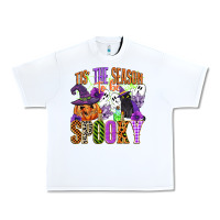White tis the season to be spooky Urban Heavy Tee - CowGirlArtShop