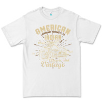 White Retro Vintage American Motorcycle Indian for Old Biker Premium Tee - trangStudio