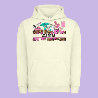 Nurse Custom Name Urban Hoodie Designed By Adodesignshop
