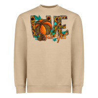 Mushroom Love Fall Y'all Heavyweight Sweatshirt - CowhideDigitalArt