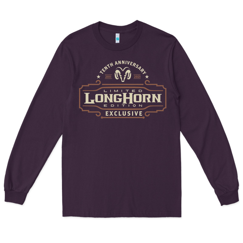 Ram Trucks Limited Longhorn Edition 10th Anniversary Long Sleeve Tee by trangStudio | Teevron
