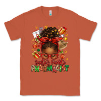 Copper santas favorite pharmacist afro messy bun Classic Tee - texasbilliewilder