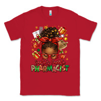 Red santas favorite pharmacist afro messy bun Classic Tee - texasbilliewilder