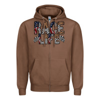 Chestnut race life Zipper Hoodie - RacoonDesign