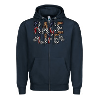 Navy race life Zipper Hoodie - RacoonDesign